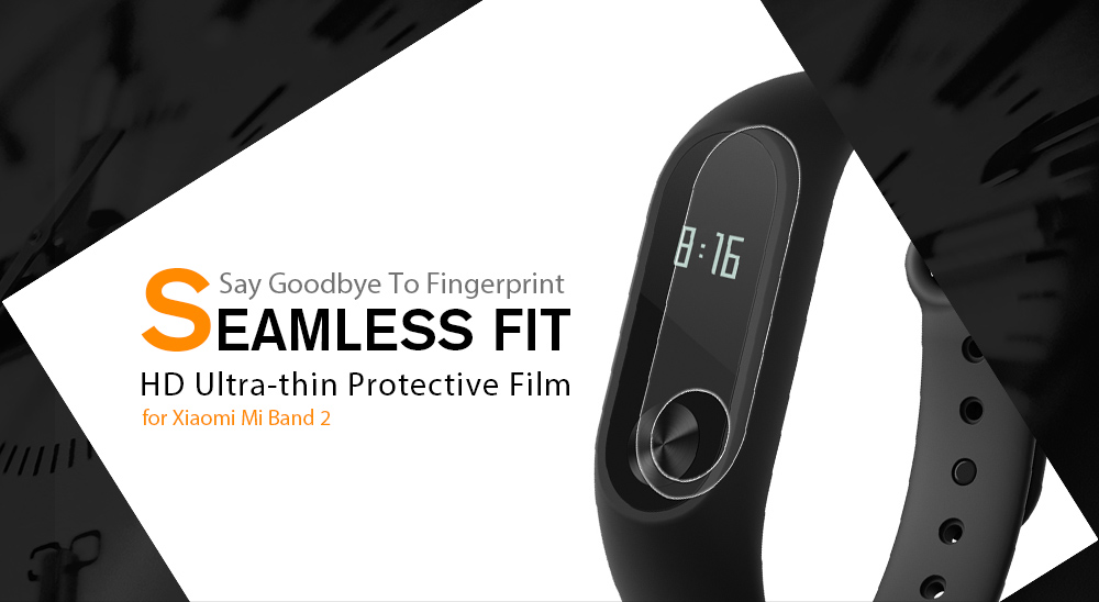 HD Scratch Resistant Protective Film for Xiaomi Mi Band 2 - 10PCS